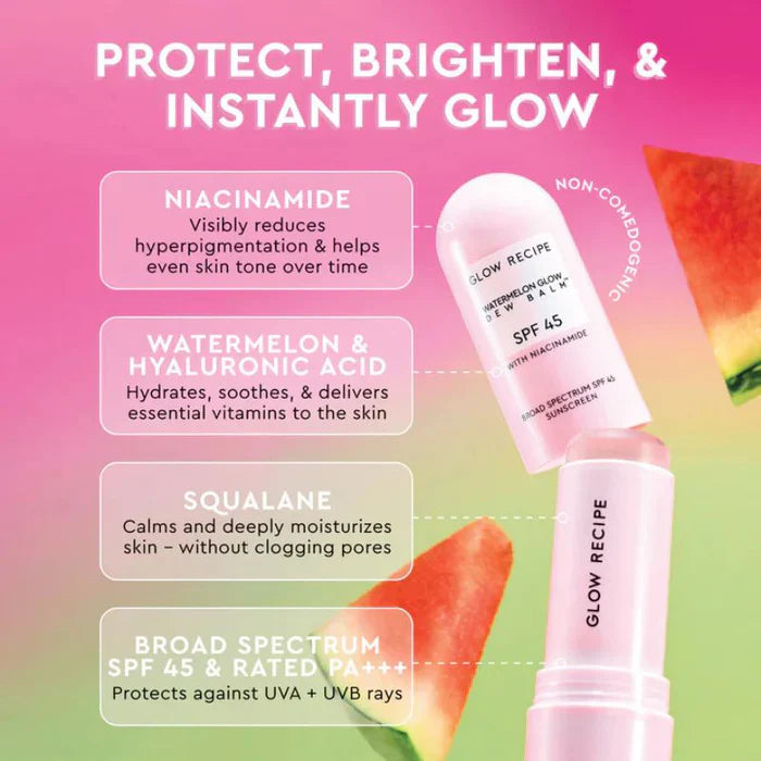 Glow Recipe Watermelon Glow Niacinamide Dew Balm SPF 45