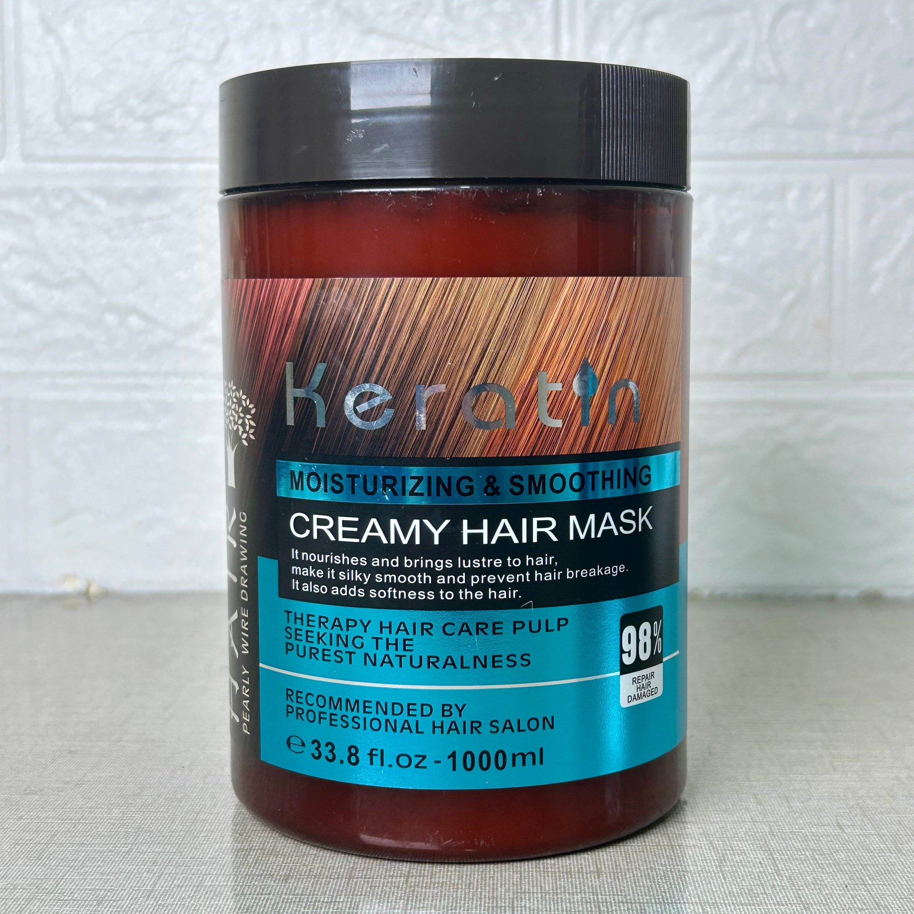 Keratin Infused Moisturizing & Smoothing Hair Mask β 1000ml