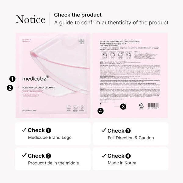 Medicube PDRN Pink Collagen Gel Mask