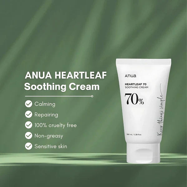 Anua Heartleaf 70% Soothing Cream 100ml