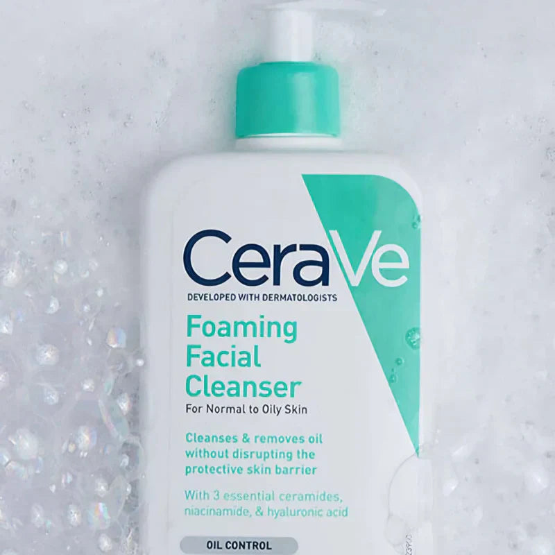 CeraVe Foaming Facial Cleanser for Normal to Oily Skin
