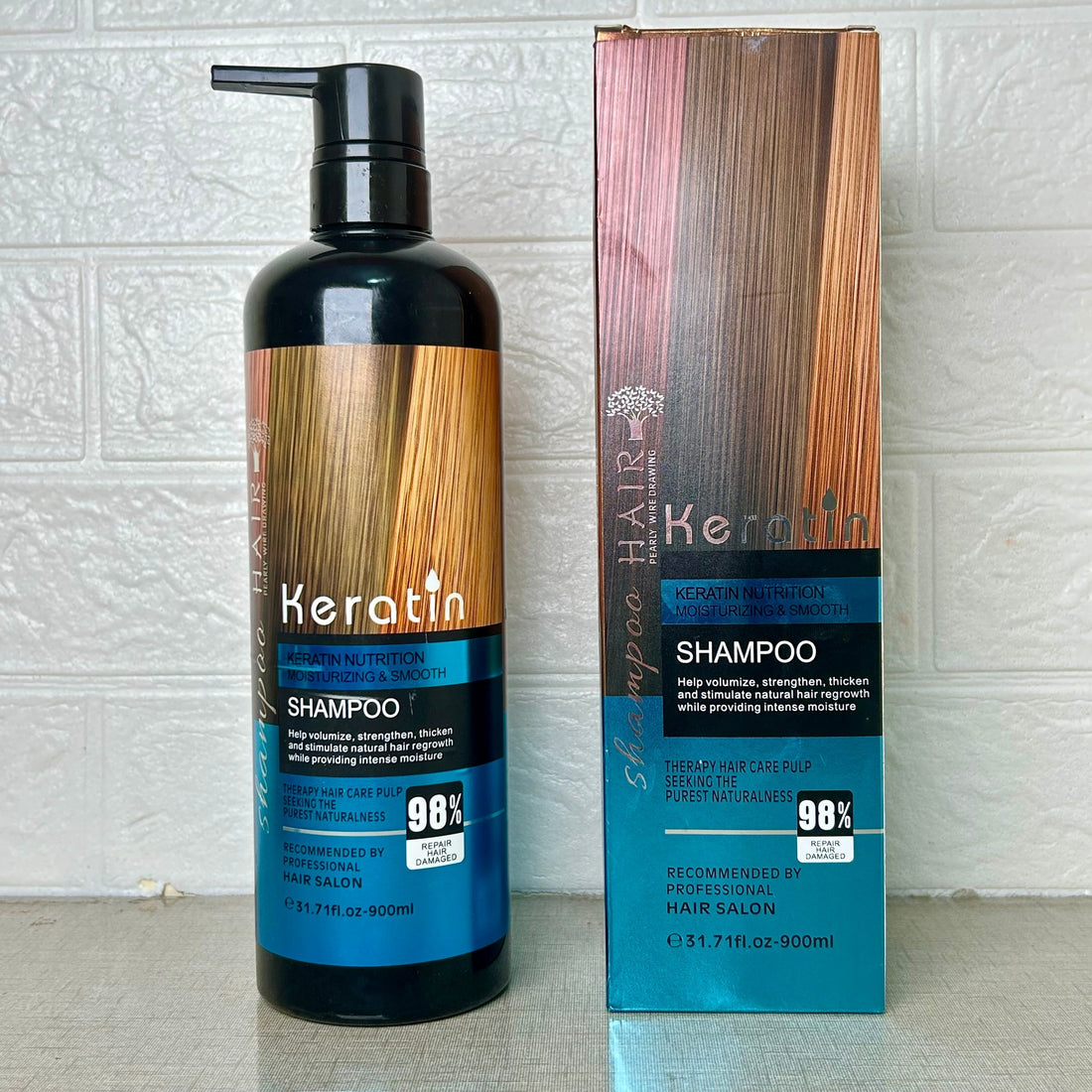 Keratin Nutrition Moisturizing & Smooth Shampoo + conditioner + Hair Serum + Creamy Mask (DEAL 10% OFF) - Classy Touch Pk