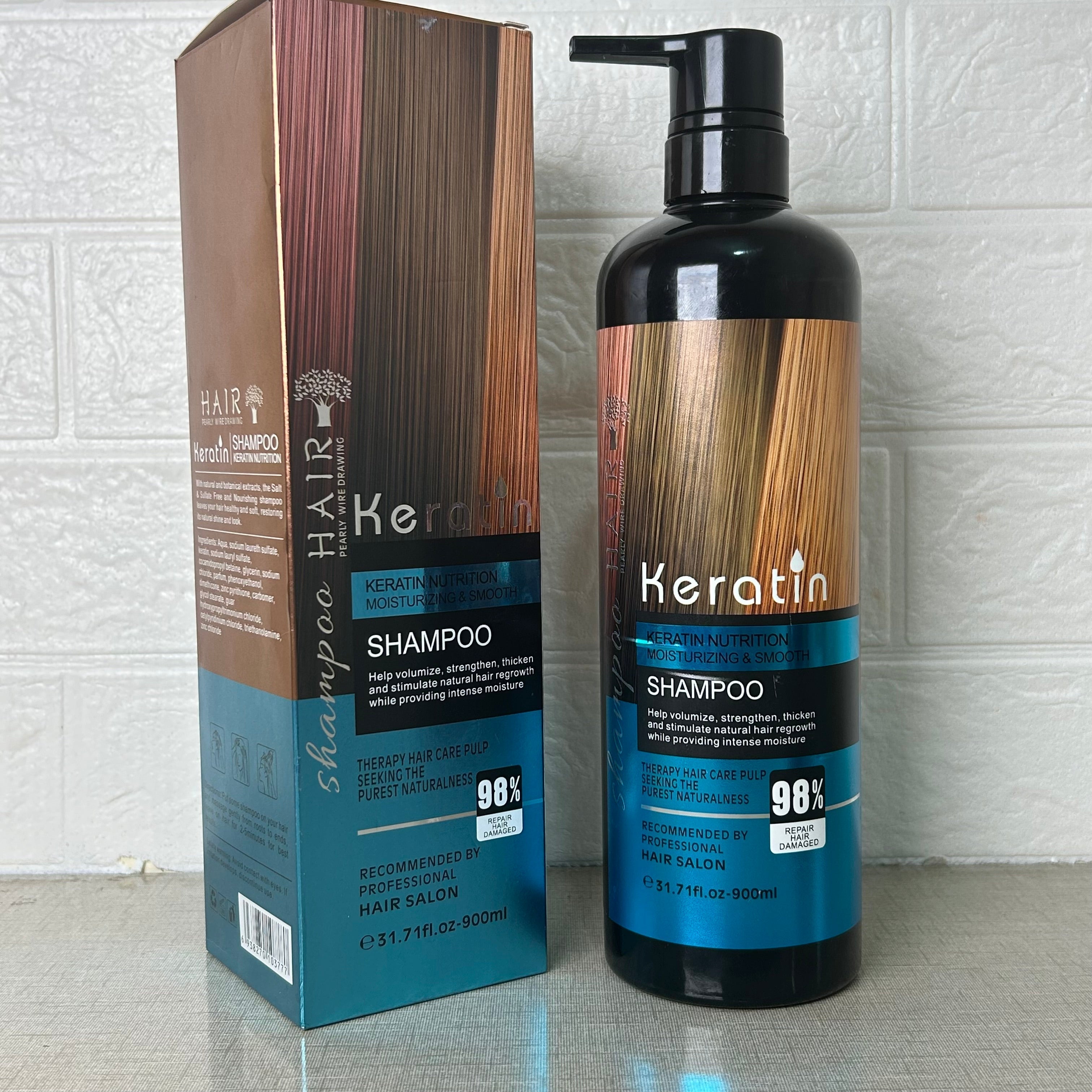 Keratin Straightening Sulfate Free Hair Shampoo - Classy Touch Pk