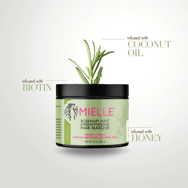 MIELLE Rosemary Mint Strengthening Hair Masque