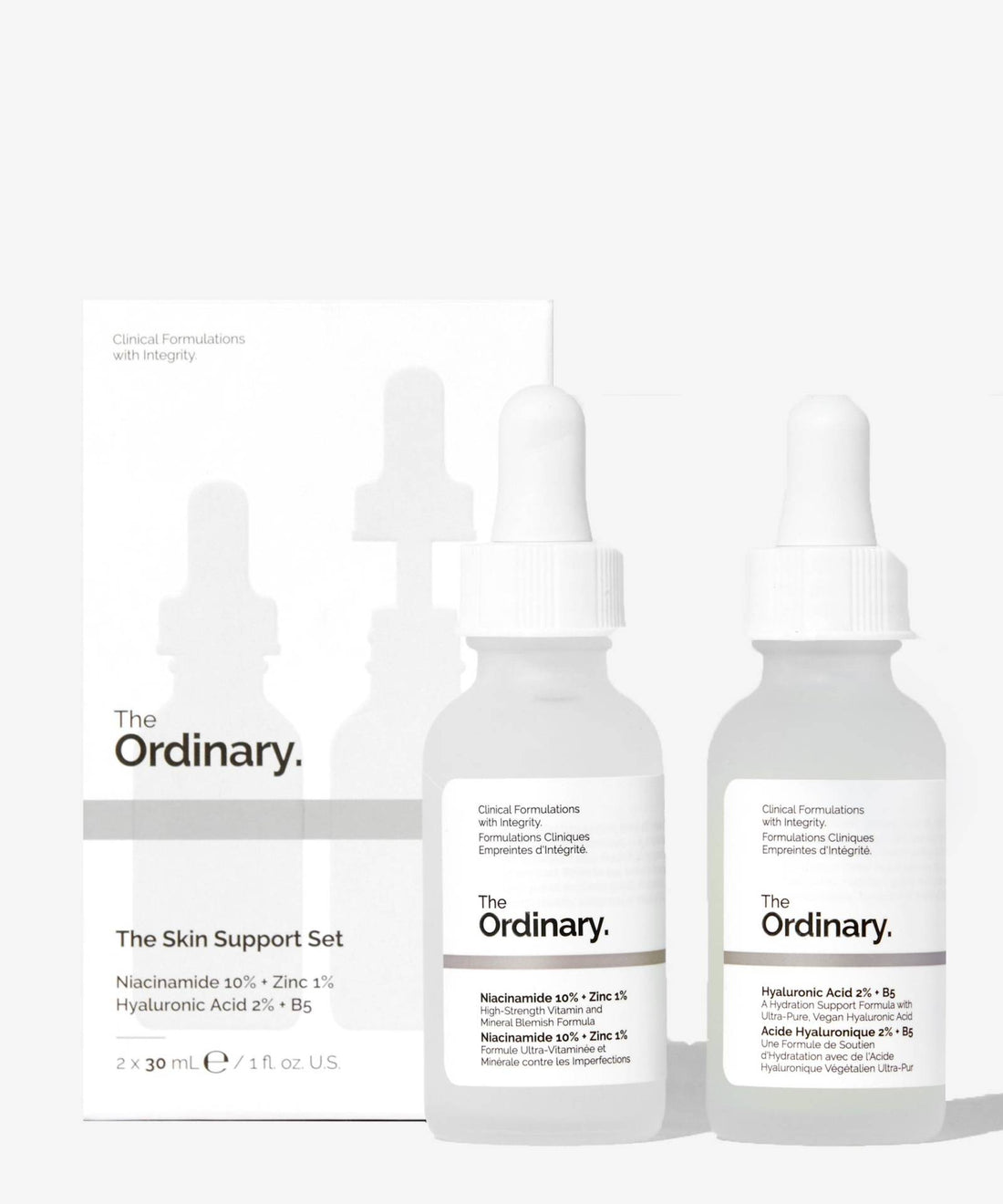 The Ordinary 2 in 1 Niacinamide+hyaluronic Acid Serums - Classy Touch Pk