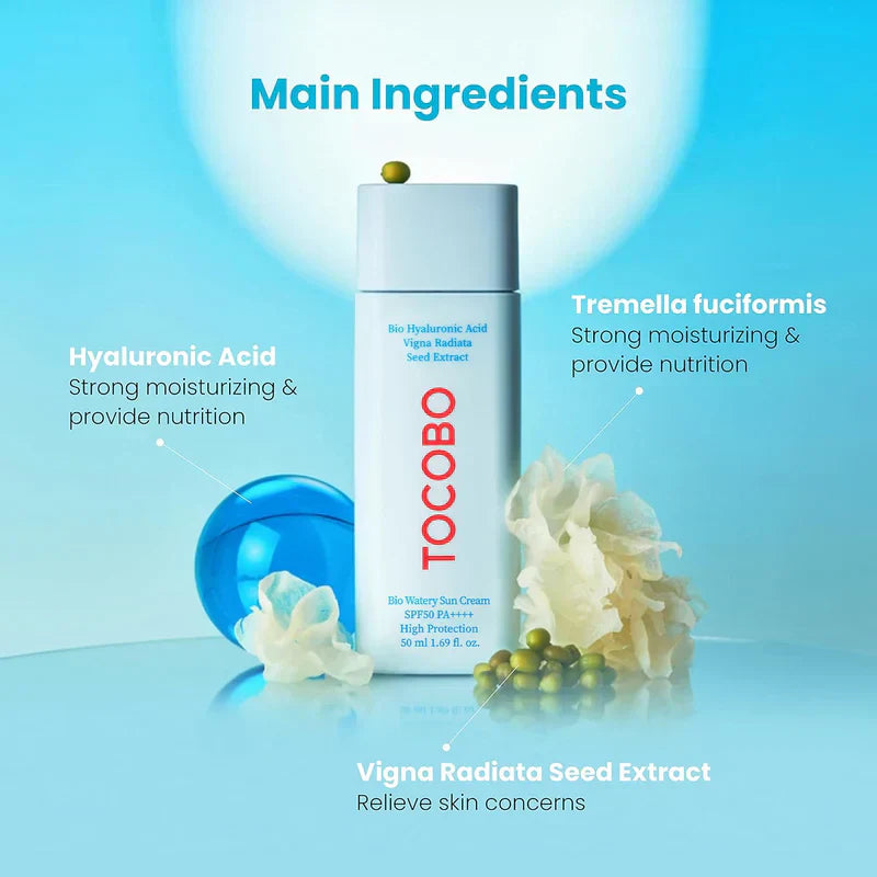 TOCOBO Bio Watery Sun Cream SPF50 PA++++ High Protection 50ml